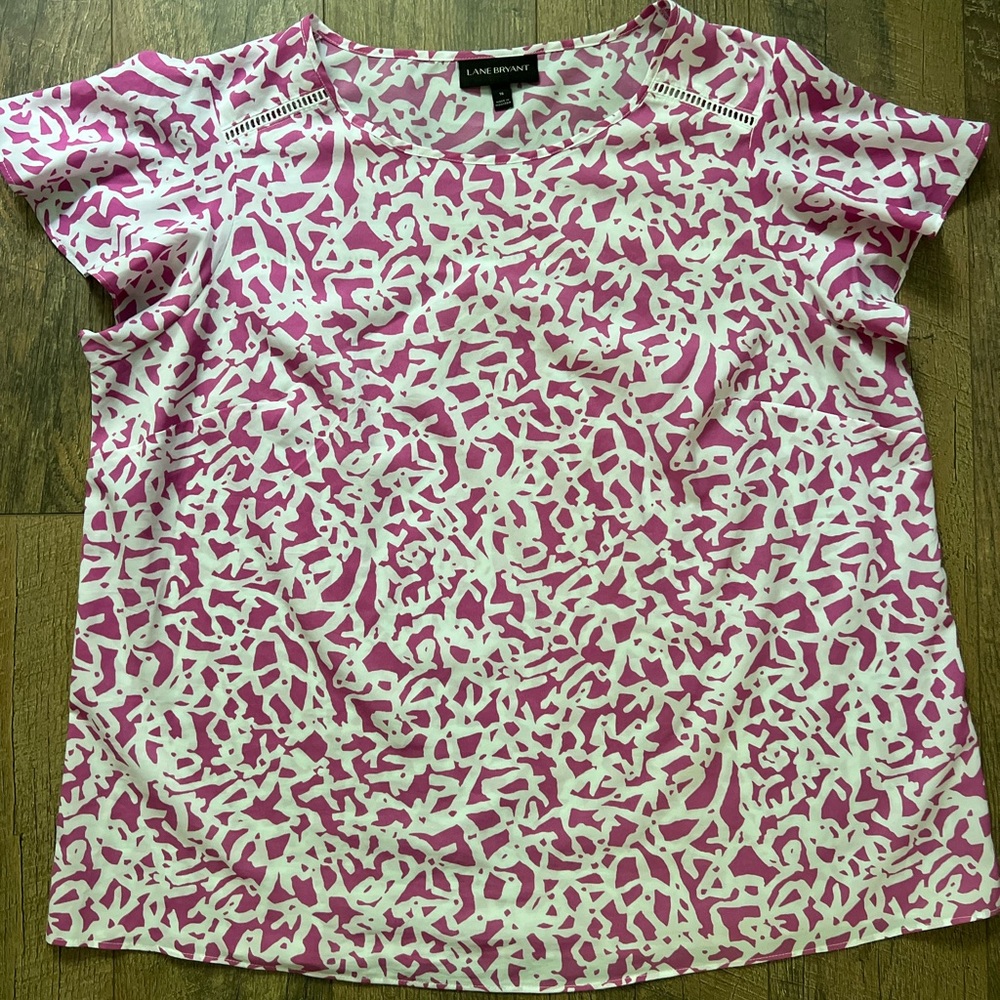 LANE BRYANT | Flutter sleeve blouse